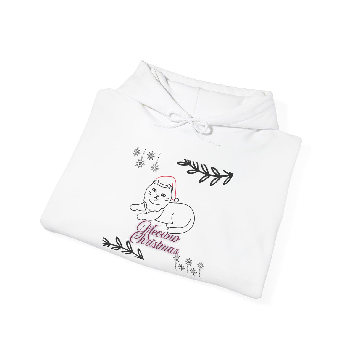 Cat Cuddles Hoodie — 'Endless Affection' Cute Cat Graphic Hooded Sweatshirt