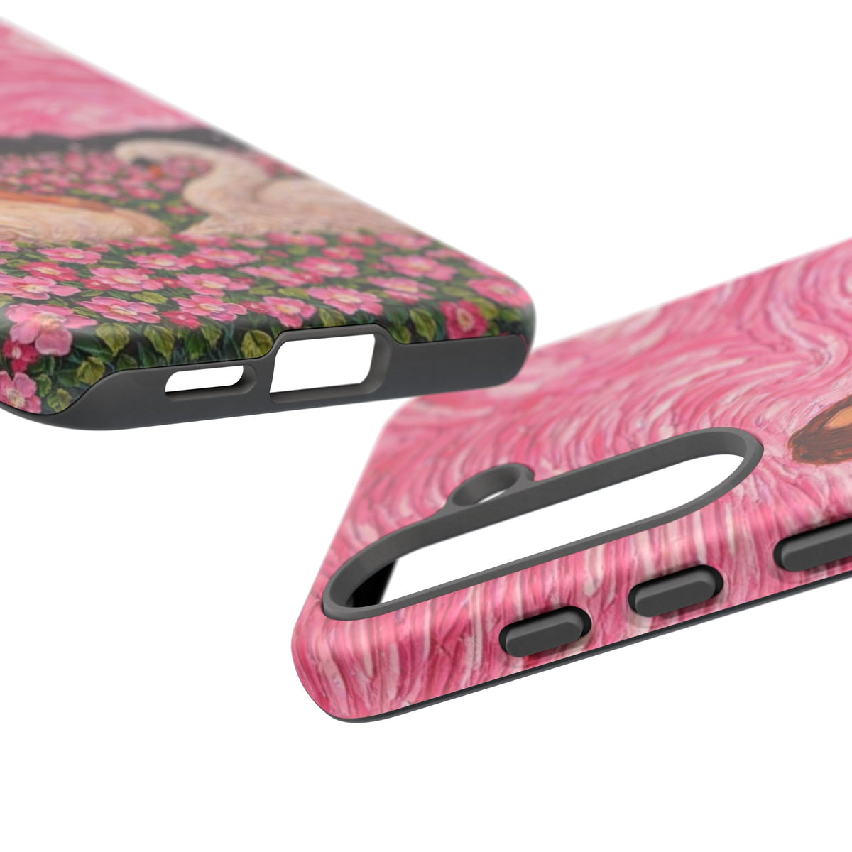 Serene Swan & Maiden Art Phone Case | Aesthetic Vintage Impressionist Tough Case