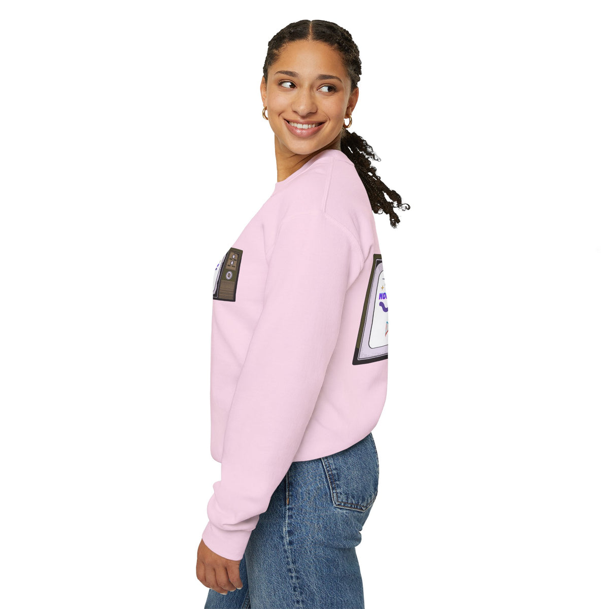 Viral Retro TV 'Now Playing Today' Crewneck Sweatshirt