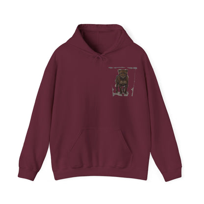 Minimalist Motivational Hoodie — “Move Like a Cheetah Toward Success” Leopard Print Motivational Hoodie