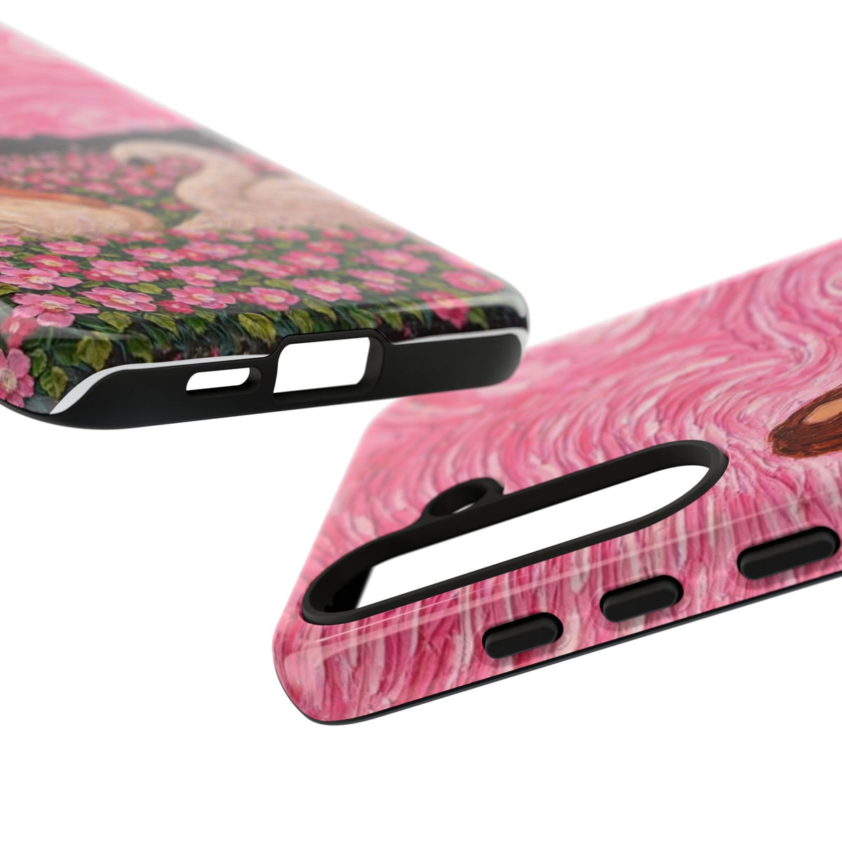 Serene Swan & Maiden Art Phone Case | Aesthetic Vintage Impressionist Tough Case