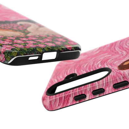 Serene Swan & Maiden Art Phone Case | Aesthetic Vintage Impressionist Tough Case