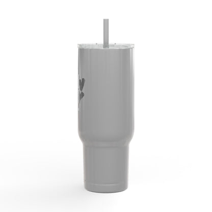 MINIMALIST | Tumbler 40oz Insulated Tumbler - "It's a New Day" Engraved Travel Cup
