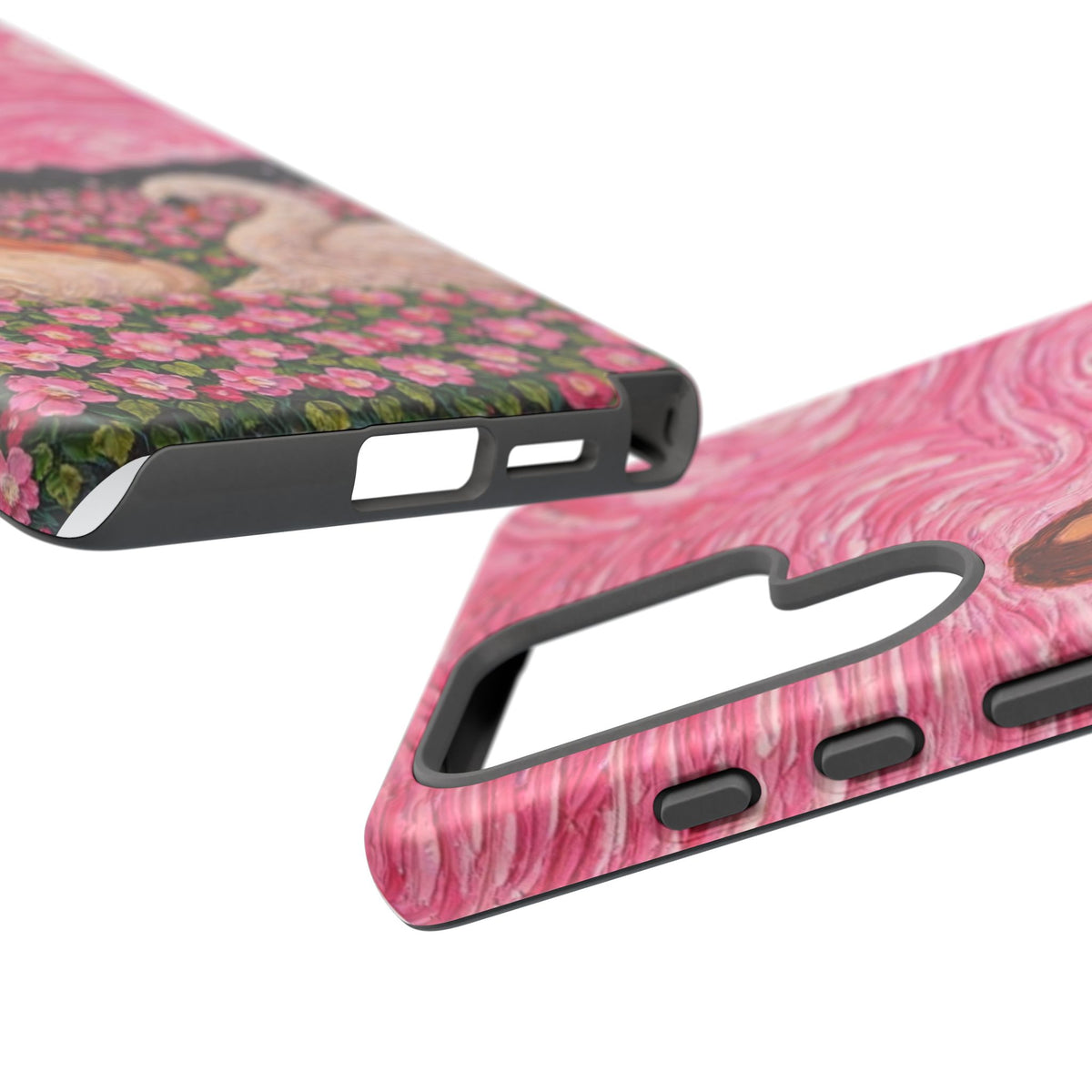 Serene Swan & Maiden Art Phone Case | Aesthetic Vintage Impressionist Tough Case