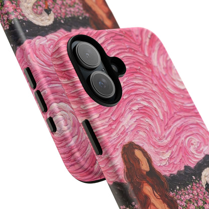 Serene Swan & Maiden Art Phone Case | Aesthetic Vintage Impressionist Tough Case