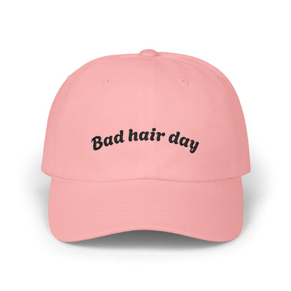 Dad Cap — "Bad Hair Day" Embroidered Cotton Baseball Hat