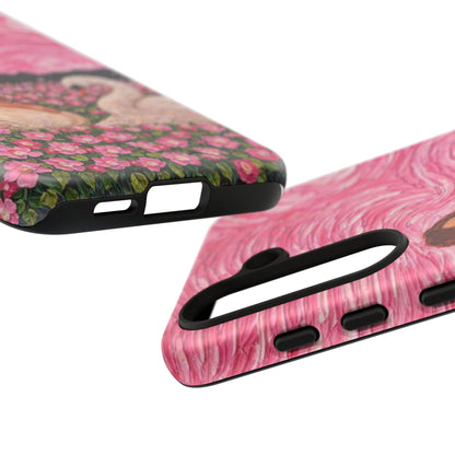 Serene Swan & Maiden Art Phone Case | Aesthetic Vintage Impressionist Tough Case