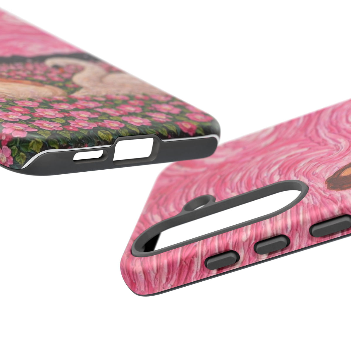 Serene Swan & Maiden Art Phone Case | Aesthetic Vintage Impressionist Tough Case