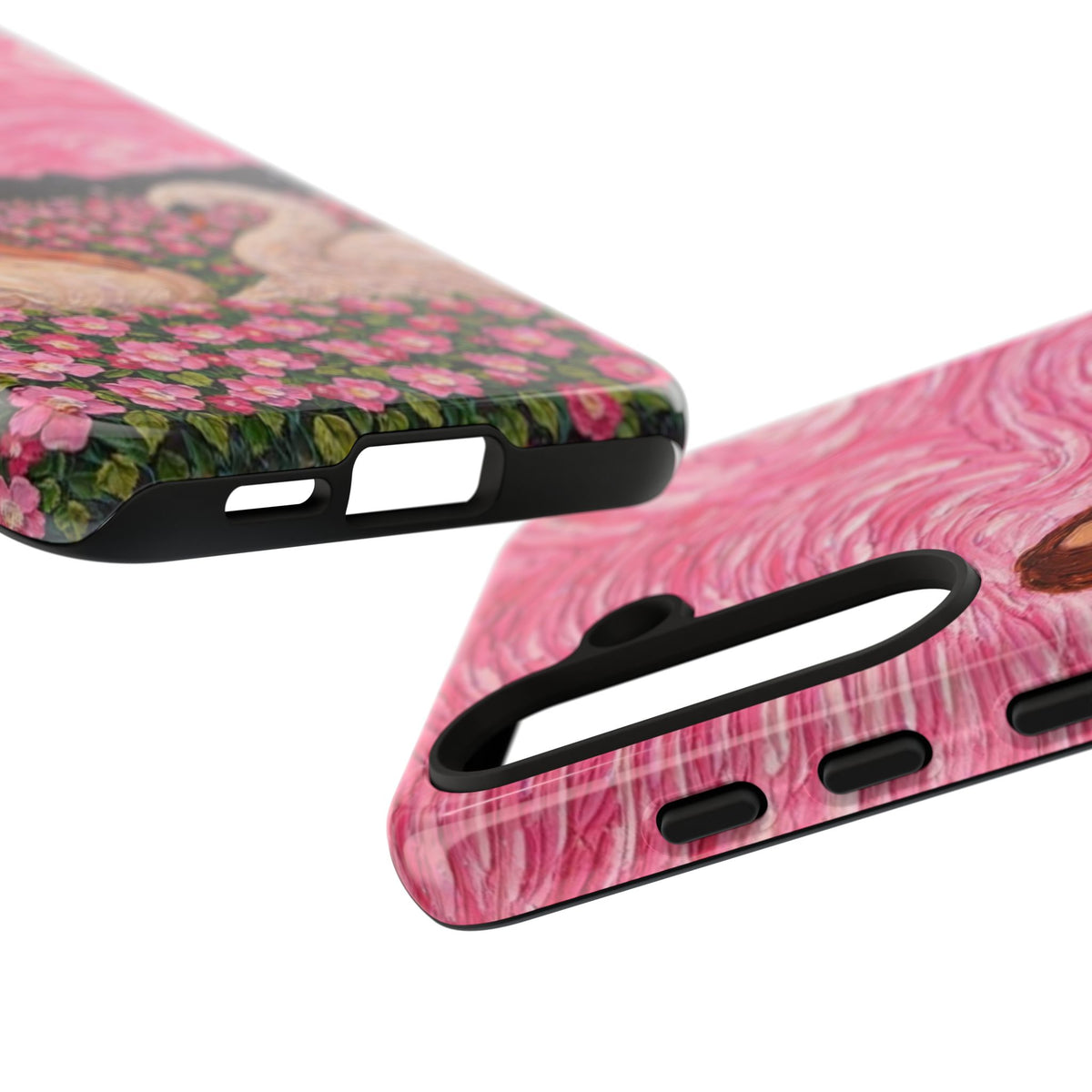Serene Swan & Maiden Art Phone Case | Aesthetic Vintage Impressionist Tough Case