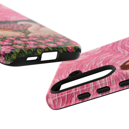 Serene Swan & Maiden Art Phone Case | Aesthetic Vintage Impressionist Tough Case