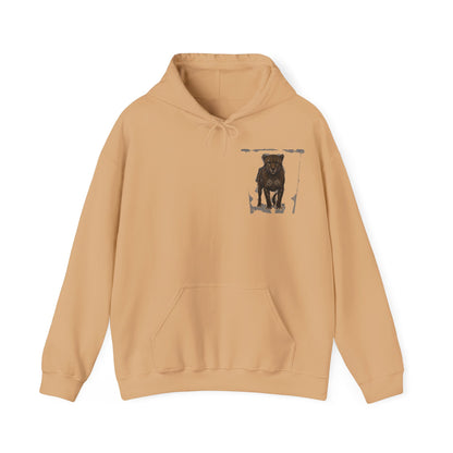 Minimalist Motivational Hoodie — “Move Like a Cheetah Toward Success” Leopard Print Motivational Hoodie