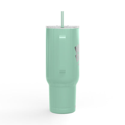 MINIMALIST | Tumbler 40oz Insulated Tumbler - "It's a New Day" Engraved Travel Cup