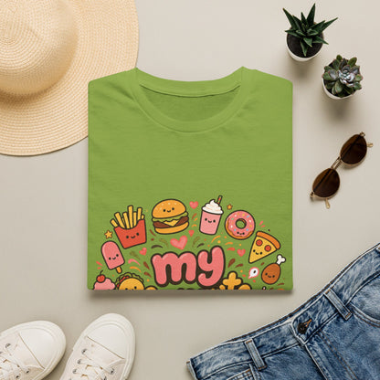T-Shirt — "My Favourite Diet" Cute Junk Food Graphic Tee