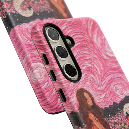 Serene Swan & Maiden Art Phone Case | Aesthetic Vintage Impressionist Tough Case