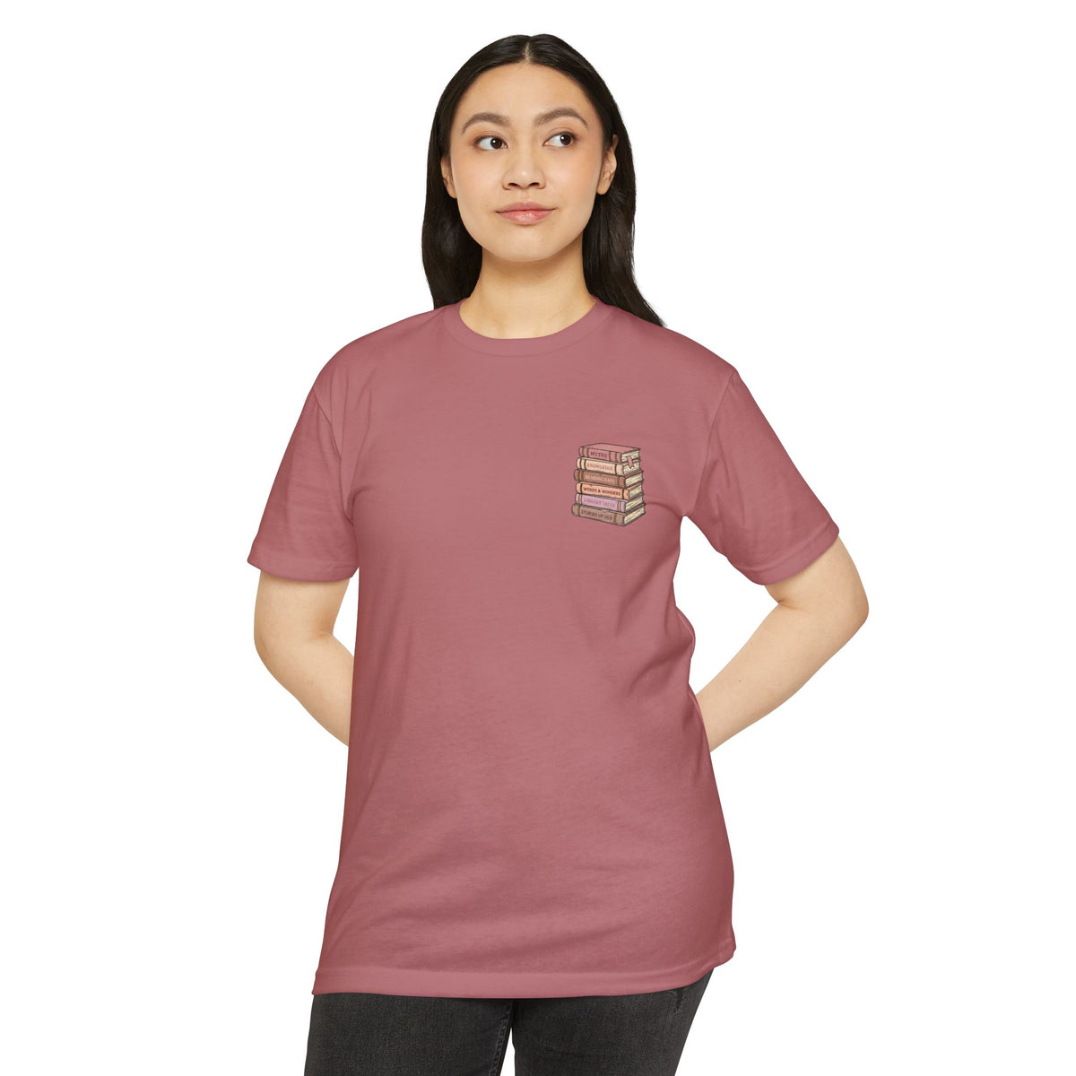 MINIMALIST|Bookaholic T-Shirt — "I am a Bookaholic and Regret Nothing" Illustrated Reading Tee