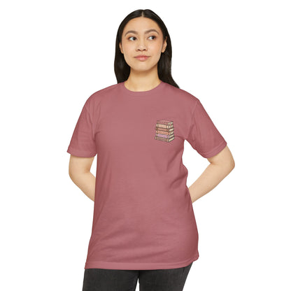 MINIMALIST|Bookaholic T-Shirt — "I am a Bookaholic and Regret Nothing" Illustrated Reading Tee