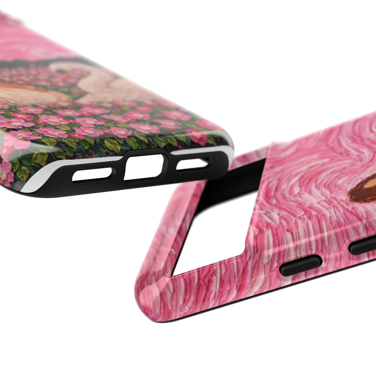 Serene Swan & Maiden Art Phone Case | Aesthetic Vintage Impressionist Tough Case