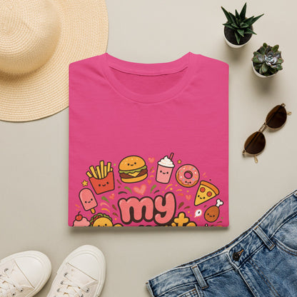 T-Shirt — "My Favourite Diet" Cute Junk Food Graphic Tee