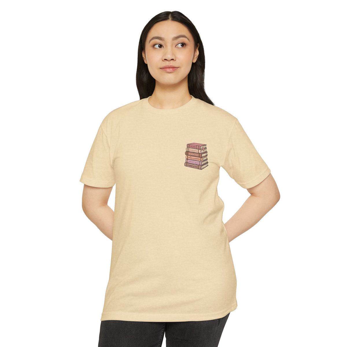 MINIMALIST|Bookaholic T-Shirt — "I am a Bookaholic and Regret Nothing" Illustrated Reading Tee