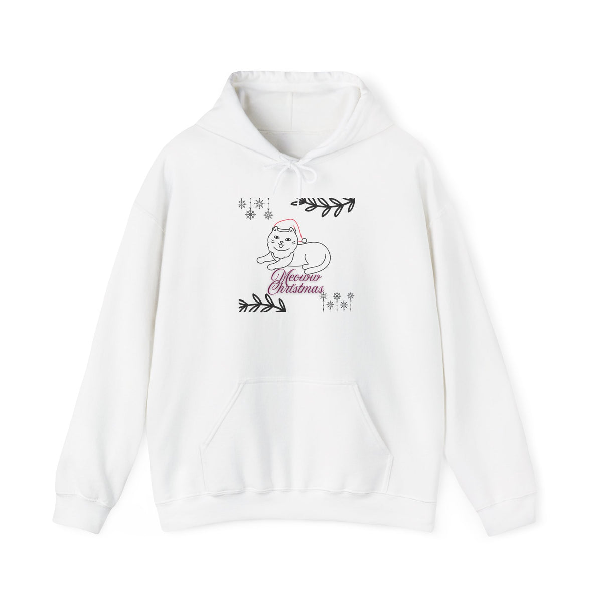 Cat Cuddles Hoodie — 'Endless Affection' Cute Cat Graphic Hooded Sweatshirt