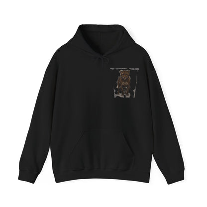 Minimalist Motivational Hoodie — “Move Like a Cheetah Toward Success” Leopard Print Motivational Hoodie