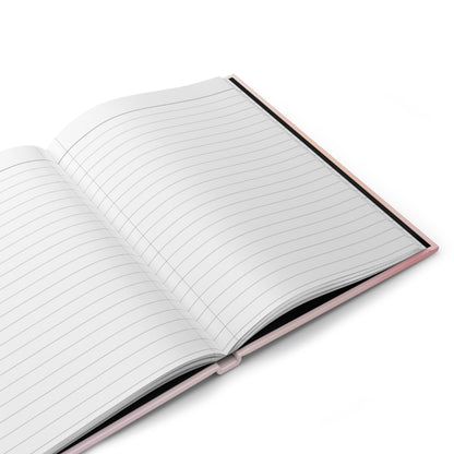 MINIMALIST|Do It For The Plot Hardcover Journal — Pink Lined Notebook for Writers & Plotters