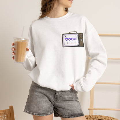 Viral Retro TV 'Now Playing Today' Crewneck Sweatshirt