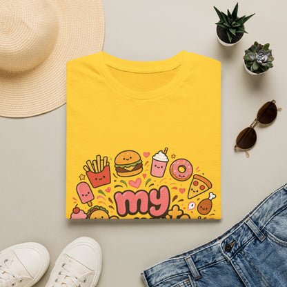 T-Shirt — "My Favourite Diet" Cute Junk Food Graphic Tee