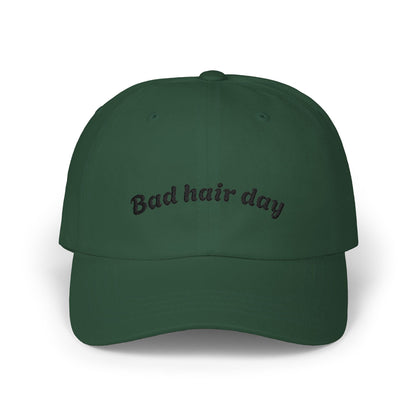 Dad Cap — "Bad Hair Day" Embroidered Cotton Baseball Hat