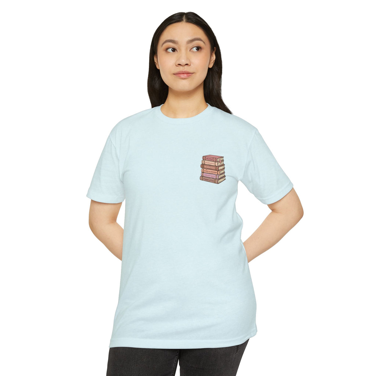 MINIMALIST|Bookaholic T-Shirt — "I am a Bookaholic and Regret Nothing" Illustrated Reading Tee