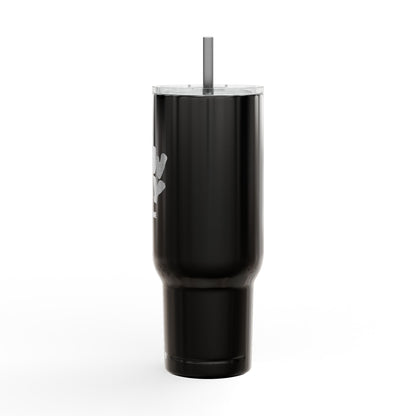 MINIMALIST | Tumbler 40oz Insulated Tumbler - "It's a New Day" Engraved Travel Cup