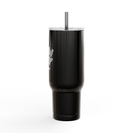 MINIMALIST | Tumbler 40oz Insulated Tumbler - "It's a New Day" Engraved Travel Cup