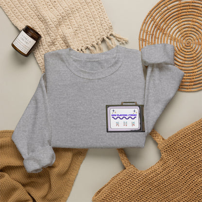 Viral Retro TV 'Now Playing Today' Crewneck Sweatshirt