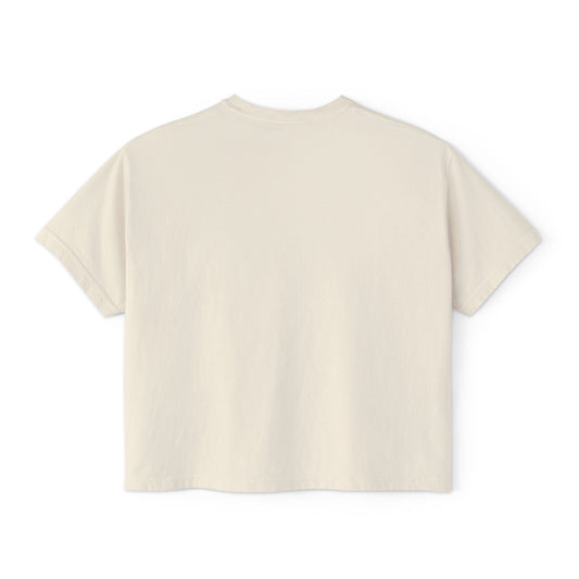 Minimal Line Art Profile Women's Boxy Tee