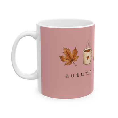 Aesthetic&MINIMALIST |Autumn State of Mind Mug — Cozy Fall Coffee Cup (11oz & 15oz)