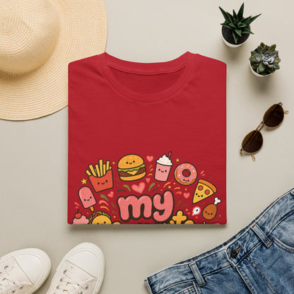 T-Shirt — "My Favourite Diet" Cute Junk Food Graphic Tee