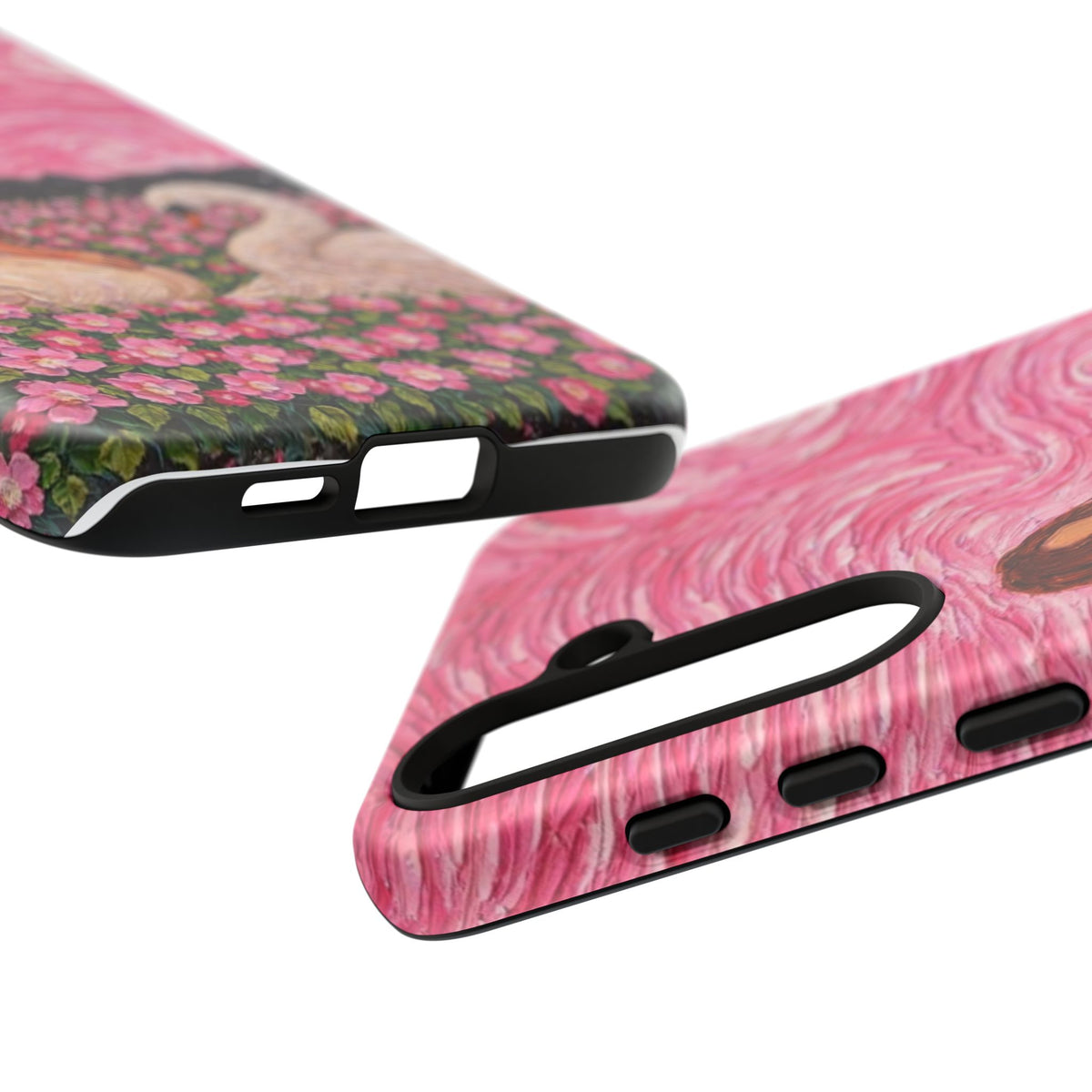 Serene Swan & Maiden Art Phone Case | Aesthetic Vintage Impressionist Tough Case