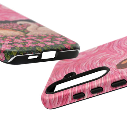 Serene Swan & Maiden Art Phone Case | Aesthetic Vintage Impressionist Tough Case