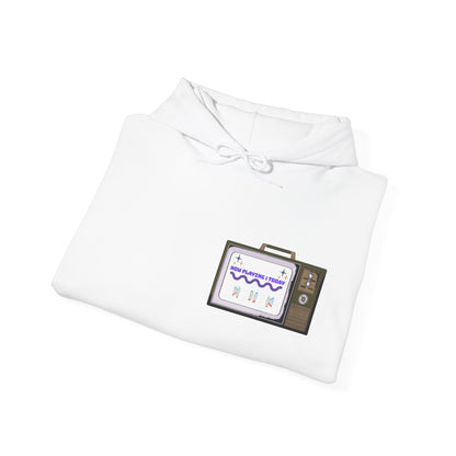 Retro TV 'Now Playing Today' Hoodie — Vintage Media Graphic Pullover