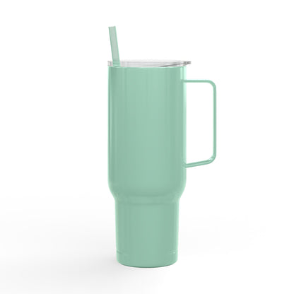 MINIMALIST | Tumbler 40oz Insulated Tumbler - "It's a New Day" Engraved Travel Cup