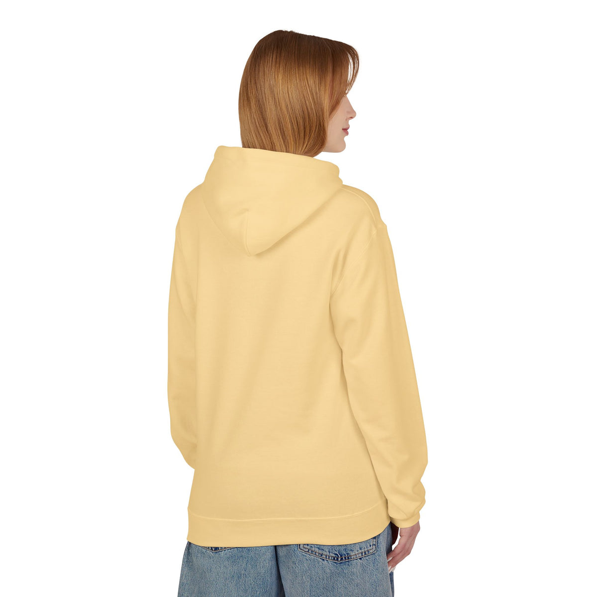 MINIMALIST & AESTHETIC |Hoodie — Cute Anime Girl with Headphones "Nothing, Just Controlling My Laugh" Graphic