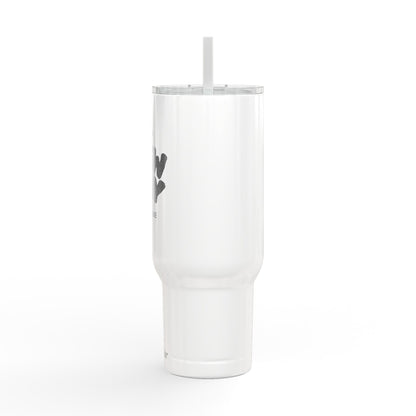 MINIMALIST | Tumbler 40oz Insulated Tumbler - "It's a New Day" Engraved Travel Cup