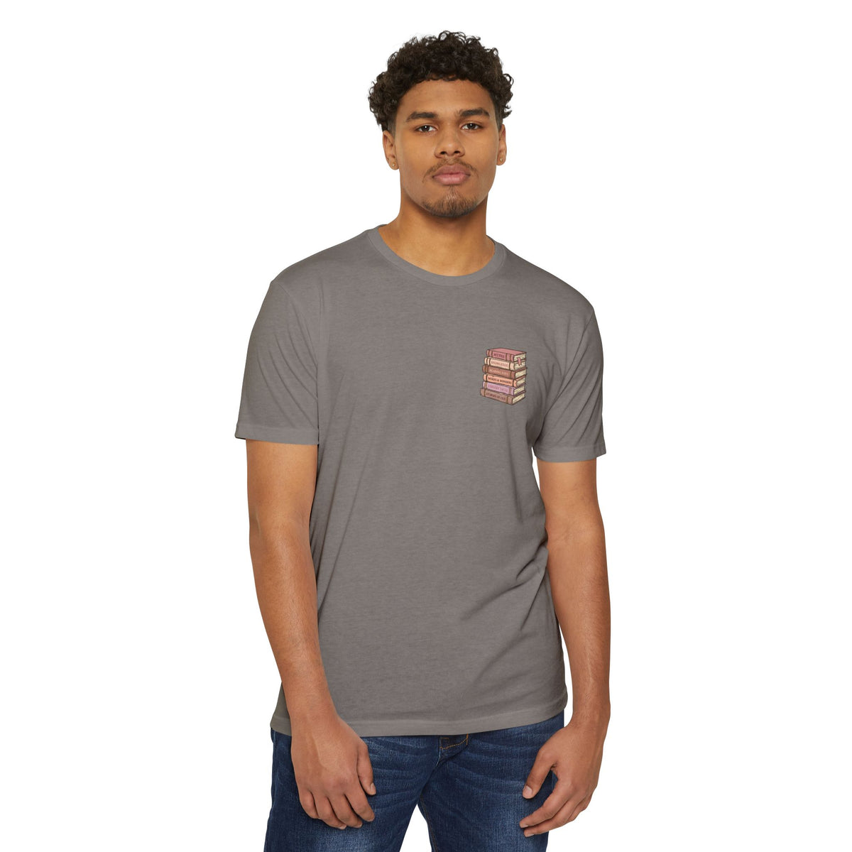 MINIMALIST|Bookaholic T-Shirt — "I am a Bookaholic and Regret Nothing" Illustrated Reading Tee
