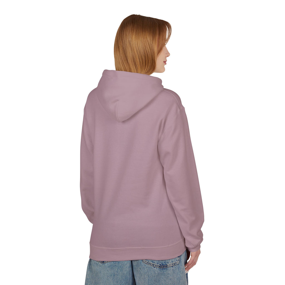 MINIMALIST & AESTHETIC |Hoodie — Cute Anime Girl with Headphones "Nothing, Just Controlling My Laugh" Graphic