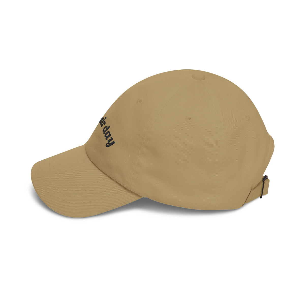 Dad Cap — "Bad Hair Day" Embroidered Cotton Baseball Hat