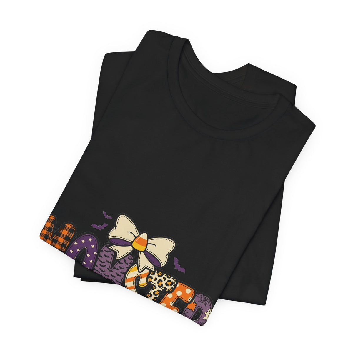 Momster Halloween Tee | Momster Graphic T-Shirt, Spooky Purple Orange