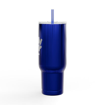 MINIMALIST | Tumbler 40oz Insulated Tumbler - "It's a New Day" Engraved Travel Cup