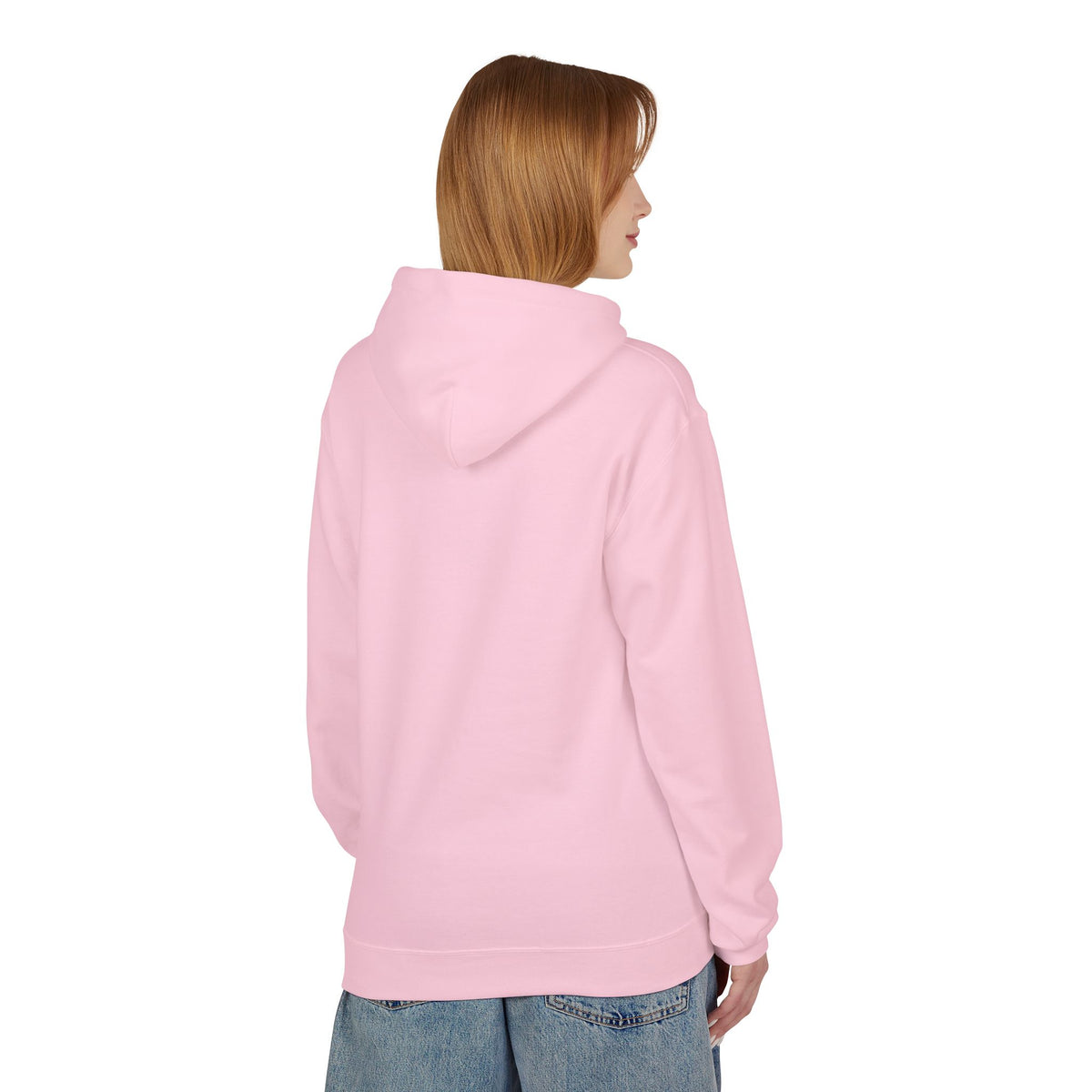 MINIMALIST & AESTHETIC |Hoodie — Cute Anime Girl with Headphones "Nothing, Just Controlling My Laugh" Graphic