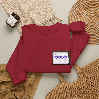 Viral Retro TV 'Now Playing Today' Crewneck Sweatshirt