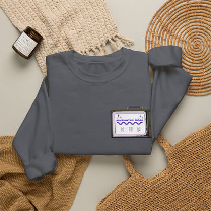 Viral Retro TV 'Now Playing Today' Crewneck Sweatshirt
